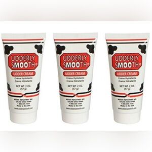 NWT BUNDLE OF 2 MINI UDDERLY SMOOTH NON-GREASY HAND & BODY CREAM!